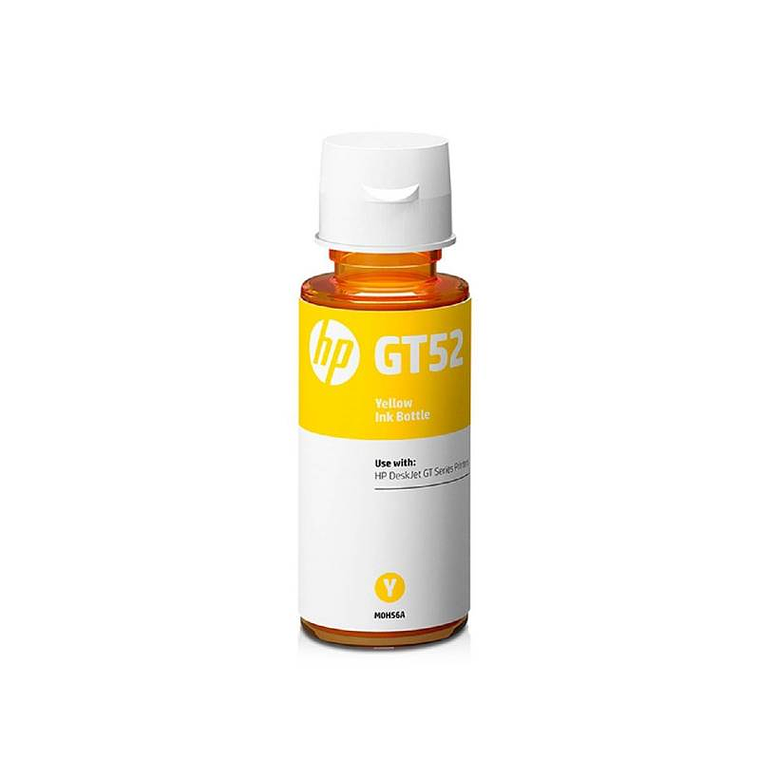 Recarga de tinta HP GT52 color amarillo original M0H56AL 1