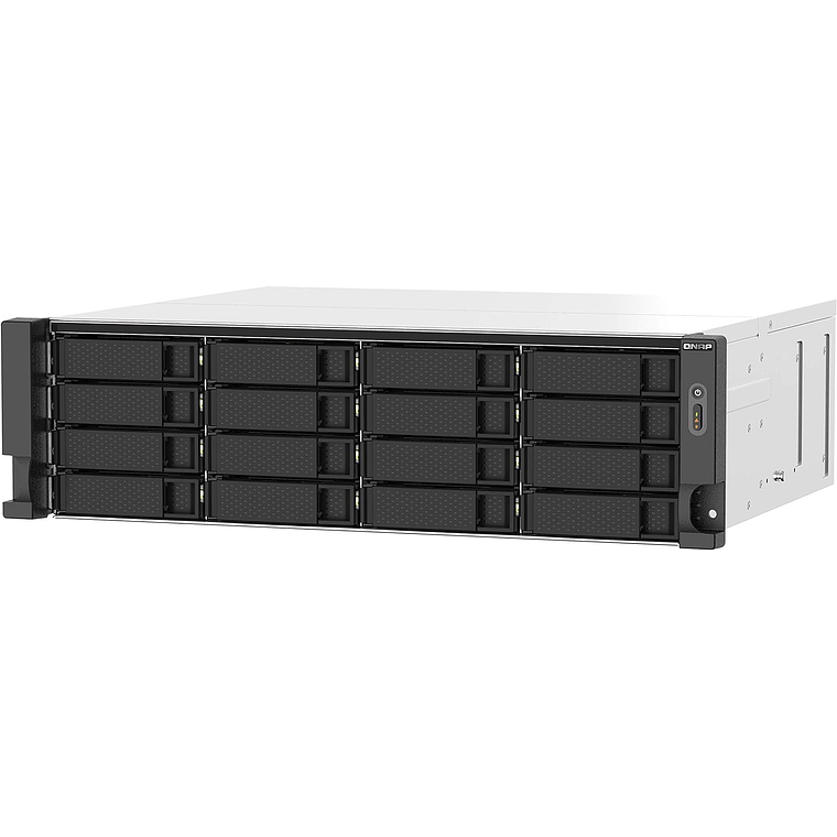 QNAP TS-1673AU-RP NAS de alto rendimiento para montaje en rack de 16 bahías con 2 puertos de 2.5GbE 3