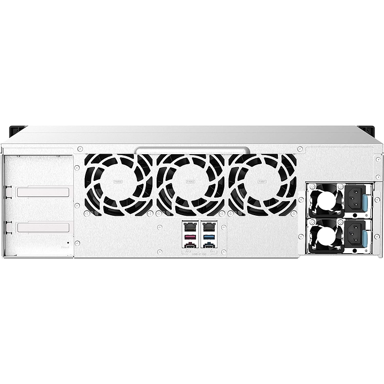 QNAP TS-1673AU-RP NAS de alto rendimiento para montaje en rack de 16 bahías con 2 puertos de 2.5GbE 4