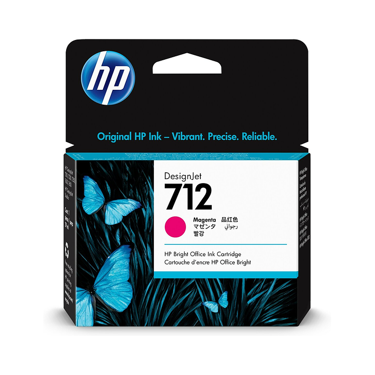 Cartucho de Tinta HP 712 color Magenta 3ED68A 1