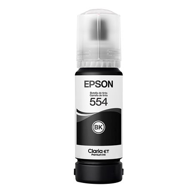 Botella de tinta Epson 554 color Negro T554120-AL  1