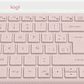 Combo teclado + mouse Logitech Slim combo MK470 Rosado 2.4GHz, USB - Miniatura 3