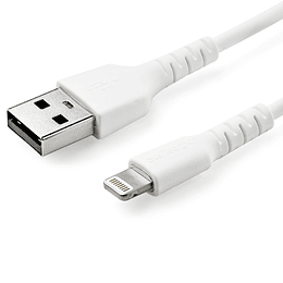 Cable de 1m USB a Lightning Certificado MFi de Apple Blanco