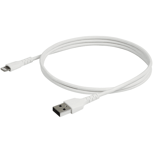Cable de 1m USB a Lightning Certificado MFi de Apple Blanco