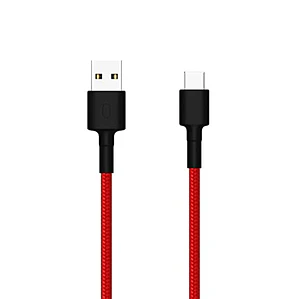 Cable USB Tipo C Trenzado Xiaomi Mi 100cm Rojo