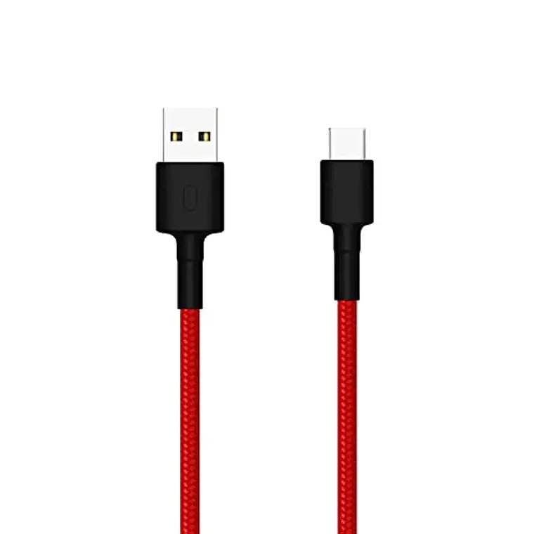 Cable USB Tipo C Trenzado Xiaomi Mi 100cm Rojo 1