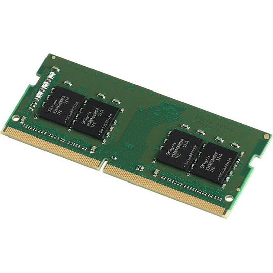 Memoria Ram 8GB DDR4 2666Mhz CL19 SoDimm Kingston sin búfer