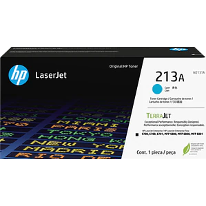 Cartucho de Tinta HP 213A Color Cyan W2131A