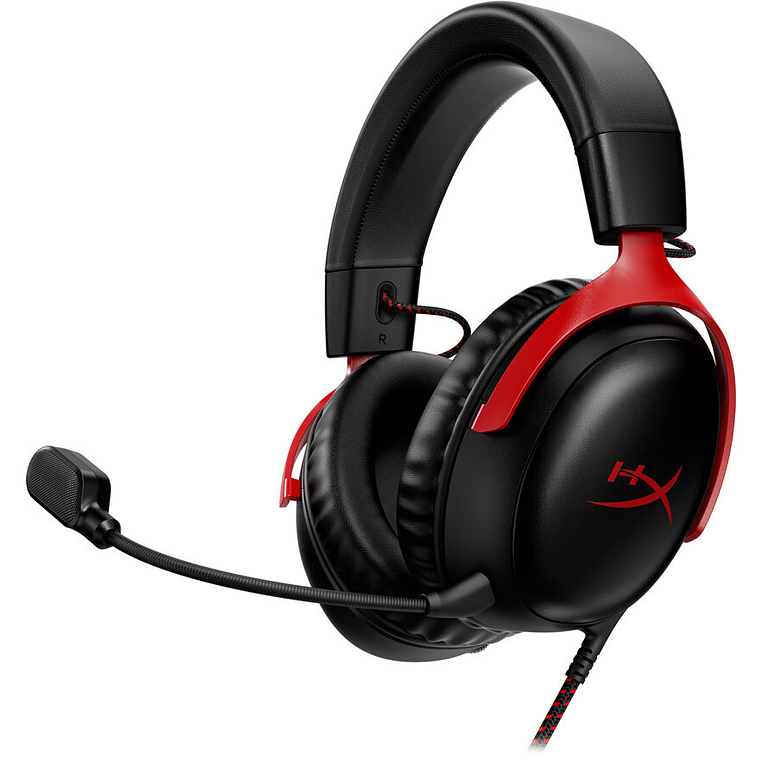 Headset HyperX Cloud III con Cable USB / 3.5mm Negro / Rojo Gamer 1