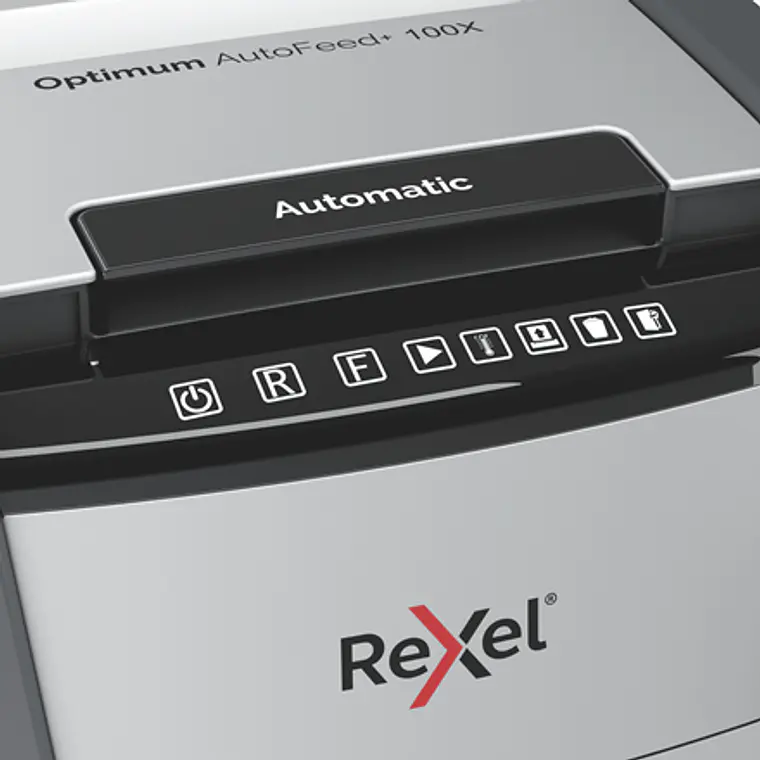 Trituradora de Papel Rexel Optimum AutoFeed 100X (hasta 100 Hojas, ciclo 30 Minutos) 5