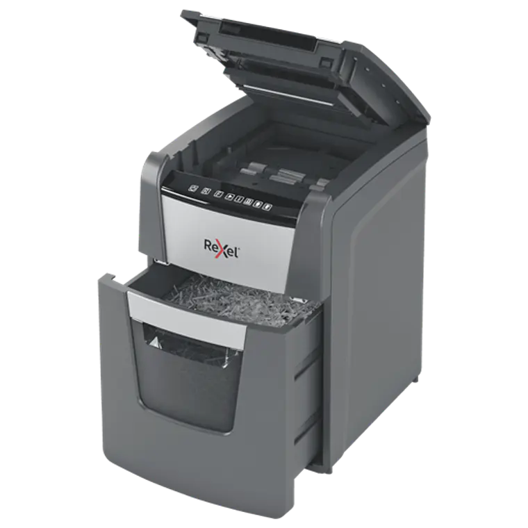 Trituradora de Papel Rexel Optimum AutoFeed 100X (hasta 100 Hojas, ciclo 30 Minutos) 4