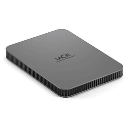 Disco duro 2TB externo | LaCie Mobile Drive Secure (portátil), USB 3.2 Gen 1 (USB-C conector) Self-Encrypting Drive (SED)
