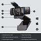 Cámara Web Logitech WebCam C920e for Zoom HD 1080p c/Mic Cable 1.5m Blk - Miniatura 4