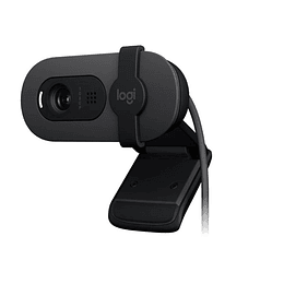 Camara Logitech ( Webcam Brio 100, Grafito) 