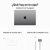 Apple MacBook Pro 14.2“ (Chip M3 Pro CPU 12Core y GPU 18Core, 18GB Ram, 1TB SSD) Silver
