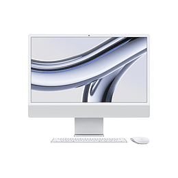 Apple iMac Retina 4.5K 24" (Chip M3 CPU 8Core y GPU 10Core, 8GB Ram, 512GB SSD) Silver