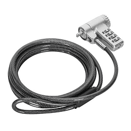 Cable de seguridad universal Head Lock Targus DEFCON™ Ultimate, Cerradura con Combinación, Adaptable