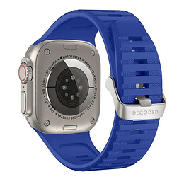 Banda para Apple Watch 49mm de Silicona Ultra Tracción Decoded azul