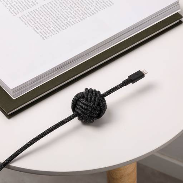 Cable de Carga Native Union, Lightning Macho a USB-C Macho, 3 Metros, Negro 3