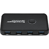 Conmutador ScreenBeam USB Pro ( Interruptor para compartir periférico USB,  4 x SuperSpeed USB 3.0,  sobremesa)