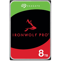 Disco duro 8TB interno | Seagate IronWolf Pro (3.5“, 7200rpm, SATA3)