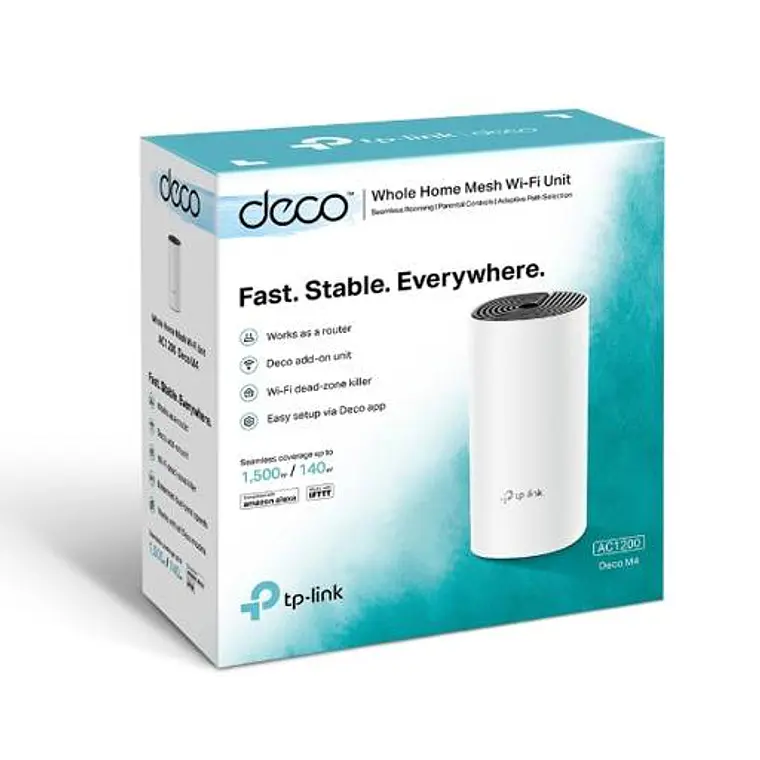 Sistema Wi-Fi Mesh TP-Link Deco M4 para Toda la Casa AC1200, Pack de 1 4