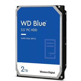 Disco duro 2TB interno | WD Blue 3.5“ SATA 7200 rpm 6Gb/s