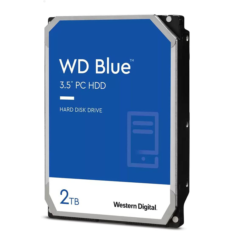 Disco duro 2TB interno | WD Blue 3.5“ SATA 7200 rpm 6Gb/s 1