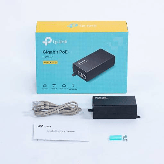 TP-Link TL-POE160S - Separador PoE - CA 100-240 V - 30 vatios - conectores de salida: 1