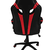 Silla Gamer Vivitar LvlUp Python Red, Ajustable, Hasta 100kg, Rojo