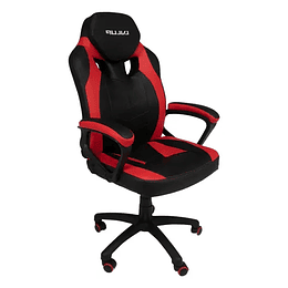 Silla Gamer Vivitar LvlUp Python Red, Ajustable, Hasta 100kg, Rojo