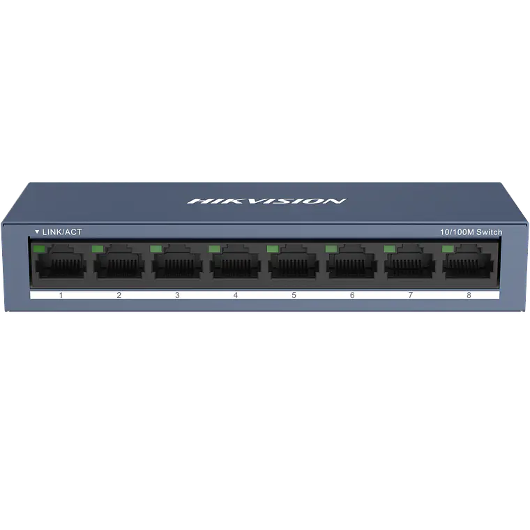 Switch 8 Puertos Hikvision (10/100) DS-3E0108-O 1