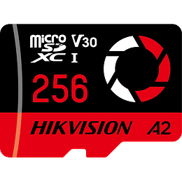 Memoria MicroSDXC Hikvision (E3, 256GB, Clase 10, V30, A2) 