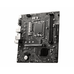 Placa Madre MSI PRO H610M-G DDR4 (LGA1700, 2133/3200MHz, M.2, MicroATX)