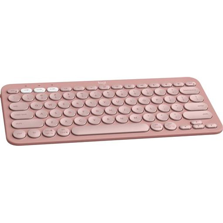 Teclado Logitech (Inalámbrico, con Bluetooth, Color Rosa) 2