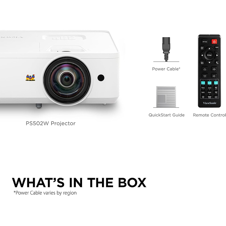 Proyector de corto alcance Wiewsonic ( DLP - UHP - 4000 ANSI lumens - WXGA (1280 x 800) - 16:10 - 720p) 5