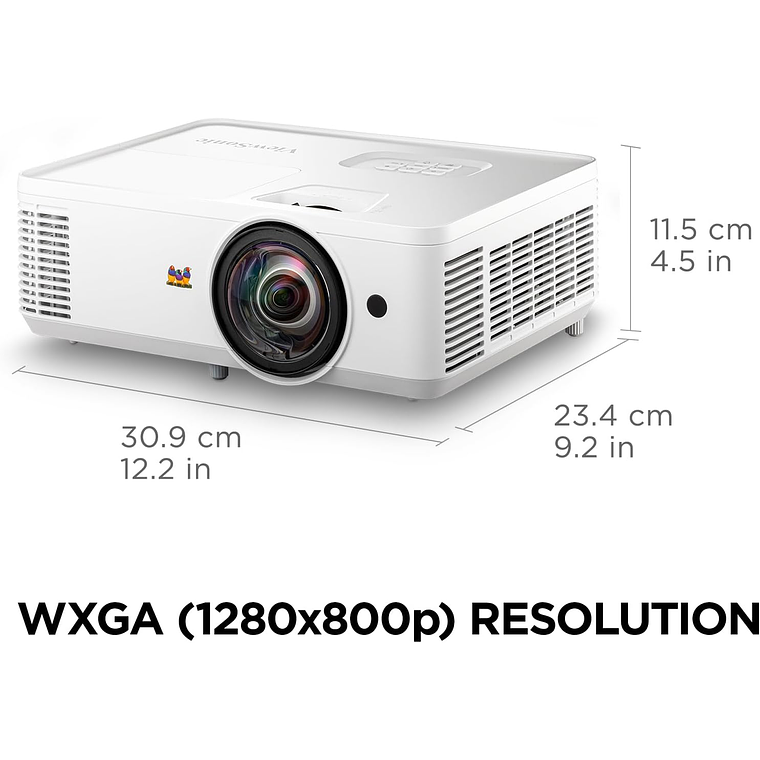 Proyector de corto alcance Wiewsonic ( DLP - UHP - 4000 ANSI lumens - WXGA (1280 x 800) - 16:10 - 720p) 2