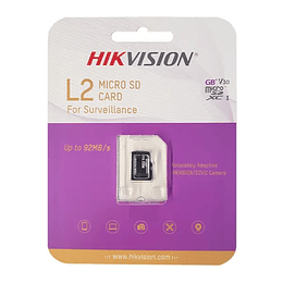 Tarjeta de Memoria de Videovigilancia Hikvision ( microSDXC, 64GB, Clase 10, V30)