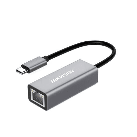 Cable Adaptador USB-C a RJ45 Hikvision ( Gigabit Ethernet, 15 cm)