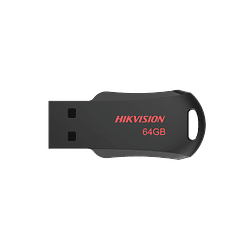 Pendrive Hikvision M200R, 64GB, USB 2.0 Tipo-A, Negro/Rojo