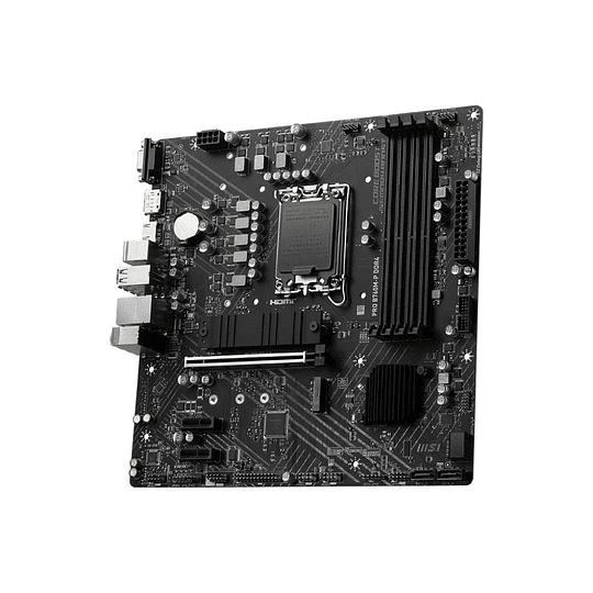 Placa Madre MSI PRO B760M-P (DDR4, LGA1700, Intel B760, 4xSata III, 2xM2 ,Micro-ATX) 