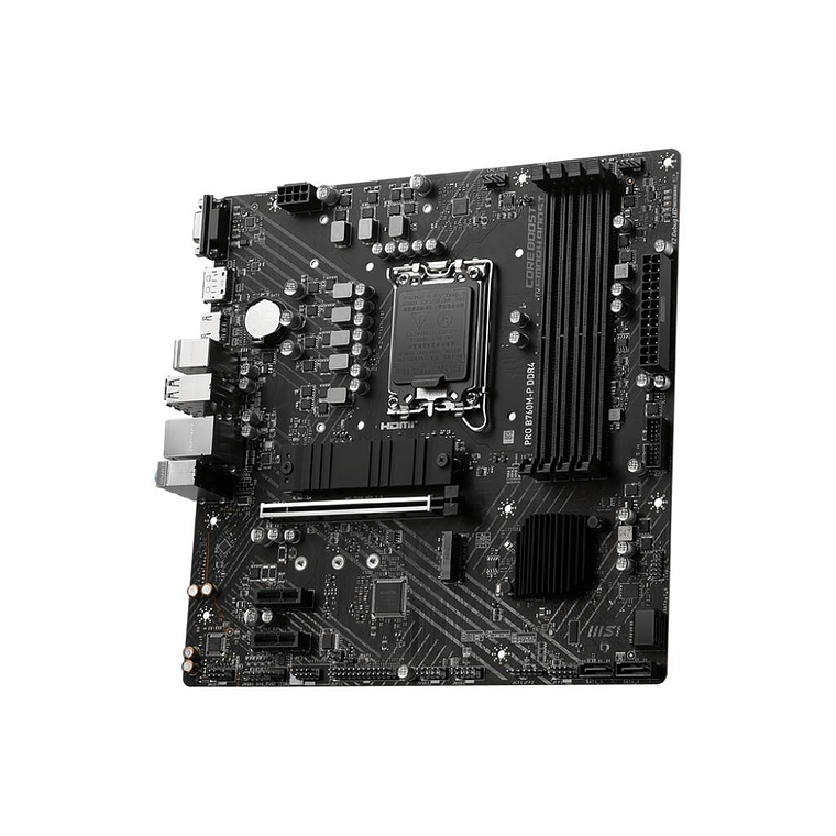Placa Madre MSI PRO B760M-P (DDR4, LGA1700, Intel B760, 4xSata III, 2xM2 ,Micro-ATX)  3