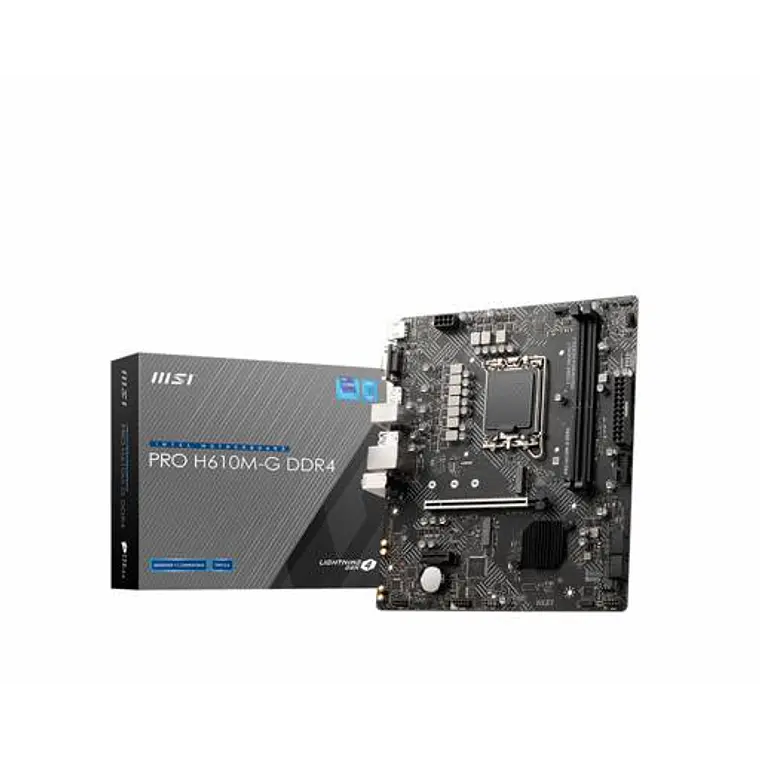 Placa Madre MSI PRO H610M-G DDR4 ( Intel® H610, 2xDDR4, 4xSATA, 1xM2, Micro-ATX) 2