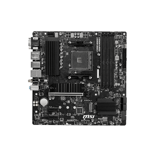 Placa Madre MSI B550M PRO-VDH WIFI (AMD® B550, Socket AM4, 4xDDR4, 2xM2, Micro-ATX)