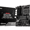 Placa Madre MSI B550M PRO-VDH WIFI (AMD® B550, Socket AM4, 4xDDR4, 2xM2, Micro-ATX)