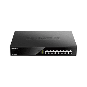 Switch 8 puertos D-Link DGS 1008MP - Conmutador sin gestionar montaje en rack