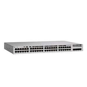 Switch 48 puertos Cisco Catalyst 9200L conmutador L3 10/100/1000 (PoE+) + 4 x Gigabit SFP - PoE+ 