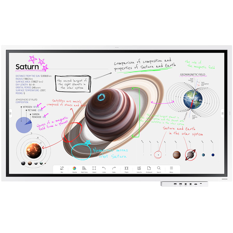 Monitor 75“ Touch Comercial LH75WMBWL Samsung Flip Interactive Pro 1