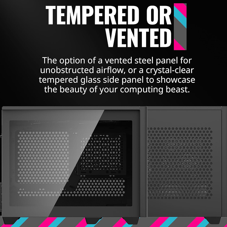 Gabinete Cooler Master MasterBox NR200P (Mini-ITX, Vidrio Templado, Negro) 5