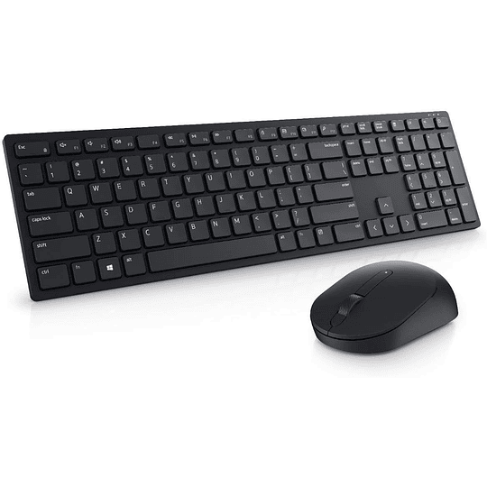 Kit de Teclado y Mouse Dell KM5221W ( Inalámbrico, USB, Negro, Ingles)
